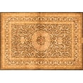thumbnail image 1 of Ahgly Company Indoor Rectangle Medallion Orange Traditional Area Rugs, 5' x 7', 1 of 1