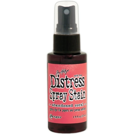 UPC: 0789541044079 | Tim Holtz Distress Spray Stain 1.9oz-Abandoned Coral