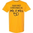 thumbnail image 3 of Inktastic Our First Christmas As Mr and Mrs T-Shirt, 3 of 5
