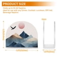 thumbnail image 4 of Yayeee Napkin Holder for Table Kitchen Paper Tissue Organization, Art Mountains, 4 of 8