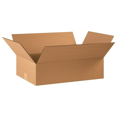 SI Products 28" x 24" x 6" Corrugated Shipping Boxes 200#/ECT-32 Mullen Rated Corrugated Pack of 10