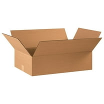 Box Partners Flat Corrugated Boxes 22" x 14" x 6" Kraft 20/Bundle 22146