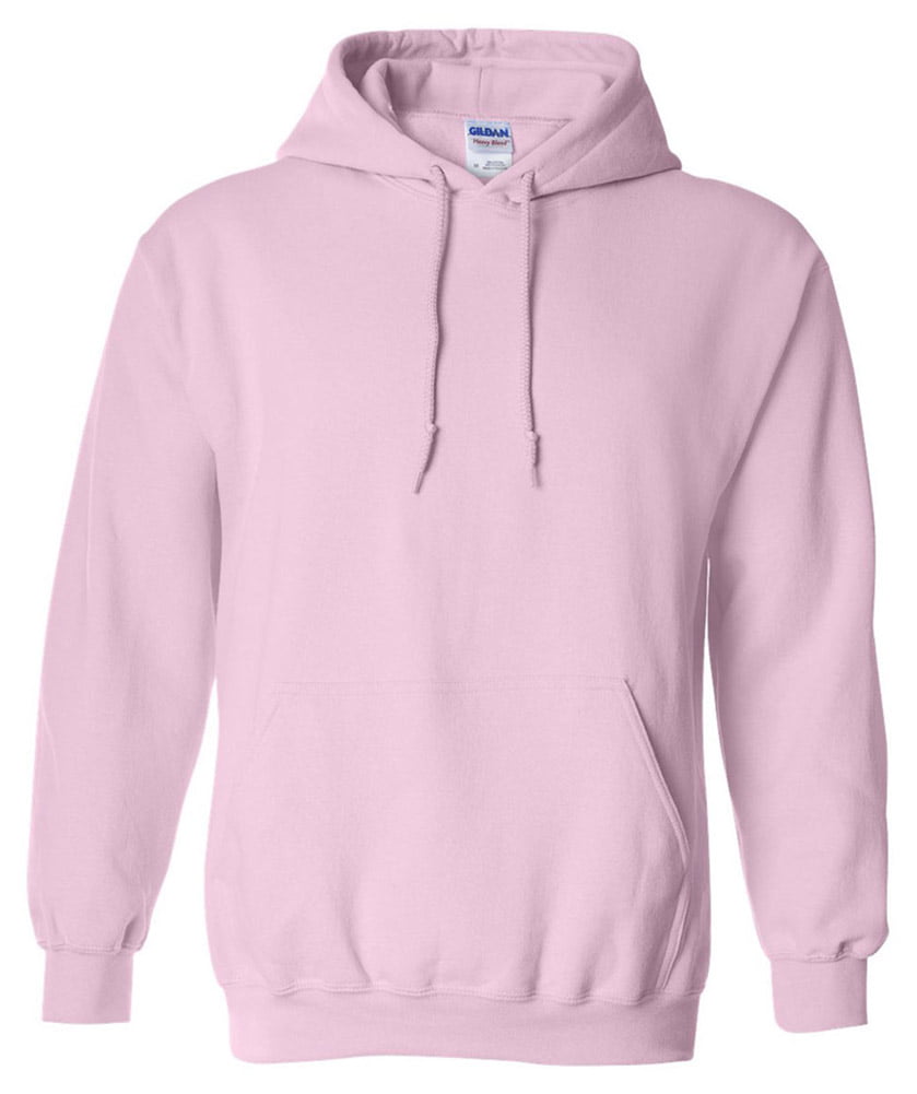 18500 Adult Hooded Sweatshirt -Light Pink-4X-Large - Walmart.com