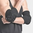 thumbnail image 4 of Elbow Pads Compression Support Braces For Volleyball Basketball Tennis Football 1 Pair, 4 of 7