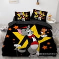 thumbnail image 1 of Tom Jerry Bedding Quilt Cover, Three-piece Set, 3D Printing, Soft Microfiber, Cartoon Duvet Cover-ZJKDGJKJ, 1 of 4