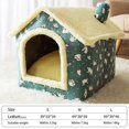 thumbnail image 1 of Foldable Dog House Kennel Bed Mat For Small Medium Dogs Cats Winter Warm Cat Bed Nest Pet Products Basket Pets Puppy Cave Sofa ShopWise Round, 1 of 24
