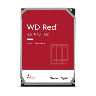 Western Digital 4TB WD Red NAS Internal Hard Drive HDD - 5400 RPM, SATA 6 Gb/s, SMR, 256MB Cache, 3.5" - WD40EFAX