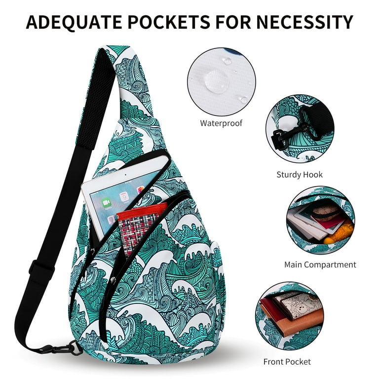 Kawell Sling Backpack, Adjustable Crossbody Bag photo 2