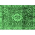 thumbnail image 1 of Ahgly Company Indoor Rectangle Oriental Emerald Green Modern Area Rugs, 7' x 9', 1 of 4