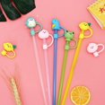 thumbnail image 2 of Silicone Straw Plug Reusable Drinking Dust Glass Drinkware Accessories Clean Cup T Cover R6A9 Cartoon Cap Plugs, 2 of 5