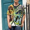thumbnail image 4 of Ben 10 T-Shirt Full Print Short Sleeve Crew Neck Casual Novelty Graphic Tee Shirt Tops for Men Women M, 4 of 8