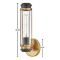 thumbnail image 6 of Masthead 1 - Light Heritage Brass Brass Contemporary / Modern Incandescent Steel Wall Sconce, 6 of 11