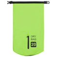 thumbnail image 2 of vidaXL Dry Bag with Zipper Green 20 L PVC, 2 of 5