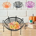 thumbnail image 7 of Harlier Halloween Spider Web Basket Bowls, Trick or Treat Bowl Spooky Halloween Serving Bowls for Candy, Large Premium Plastic Halloween Candy Dish Candy Holder for Porch (Black), 7 of 7