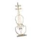 thumbnail image 4 of Adorno de escultura de violín de Metal, figura de instrumento en miniatura, regalo de músico clásico, estatua de instrumento moderno para estante de Pequeño, 4 of 8