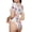 Starfish 1, variant on Starfish Shell Womens One Piece Swimsuits Modest Tummy Control Bathing Suits Lace Up Slimming Swim Suit-Medium