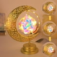 thumbnail image 4 of Islamic Geometric LED Lamp - Rotatable Hexagon Hanging Light for Bedroom & Ramadan Decor, 4 of 4