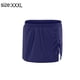thumbnail image 2 of Falda de baño dividida con cintura para mujer Parte inferior de baño deportiva con falda con cordón y braguitas incorporadas - Azul, 2 of 7
