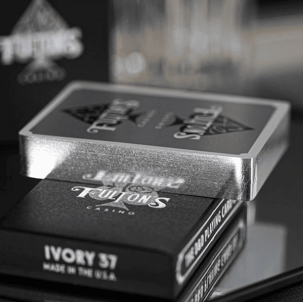 Gilded Midnight Fuel Ace Fulton 10 Year Anniversary Playing Cards by Fulton