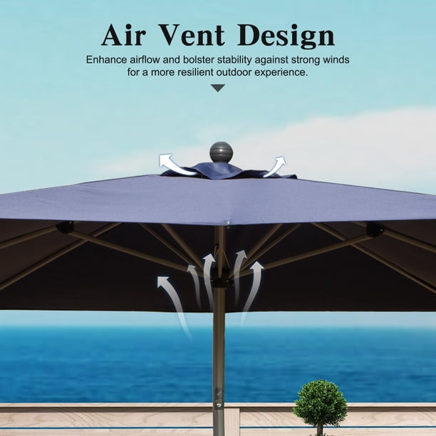 9x11 patio umbrella PURPLE LEAF 9 X 11 FT Cantilever Umbrellas with Base Included, Large Square Offset with 360 Rotation, Outdoor Aluminum Pool Umbrella for Pool Lawn Garden, Grey : Patio, Lawn & Garden This VredHom large patio cantilever umbrella set effortlessly shades your entire outdoor space Pellebant Outdoor Patio 9x11 ft