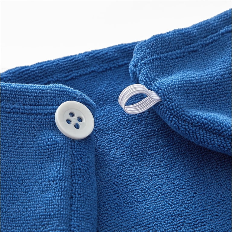 Mainstays By Becky G and Alejandra Blue Towel and Hairwrap Set