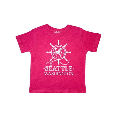 

Inktastic Seattle Washington Octopus Gift Toddler Boy or Toddler Girl T-Shirt