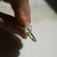 thumbnail image 3 of SOLITAIRE JEWELS 2CT Pear Cut Moissanite Hidden Halo Engagement Ring Solid 14K Yellow Gold, 3 of 6
