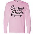 thumbnail image 3 of Inktastic Cousins Make the Best Friends with Arrow Long Sleeve T-Shirt, 3 of 5