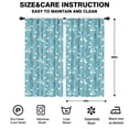 thumbnail image 2 of Blackout Kids Curtains,Blue Cartoon Unicorn Tree Rainbow Cloud Pattern Childrens Insulated Curtains Set Of 2,Bedroom Essentials,Toddler Room Decor 42"x84", 2 of 5