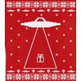 thumbnail image 4 of Old Glory Mens Alien Abduction Ugly Christmas Sweater Long Sleeve T Shirt, 4 of 6