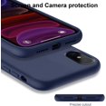thumbnail image 3 of iPhone Xs Max Case with Screen Protector,Soft Liquid Silicone Gel Rubber Bumper Cover,Slim Fit Shockproof Protective Phone Case for iPhone Xs Max Navy Blue, 3 of 8