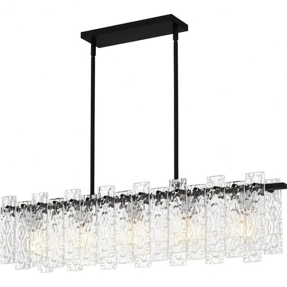 Quoizel Lighting - Caspian - 5 Light Linear Chandelier In Contemporary Style-10
