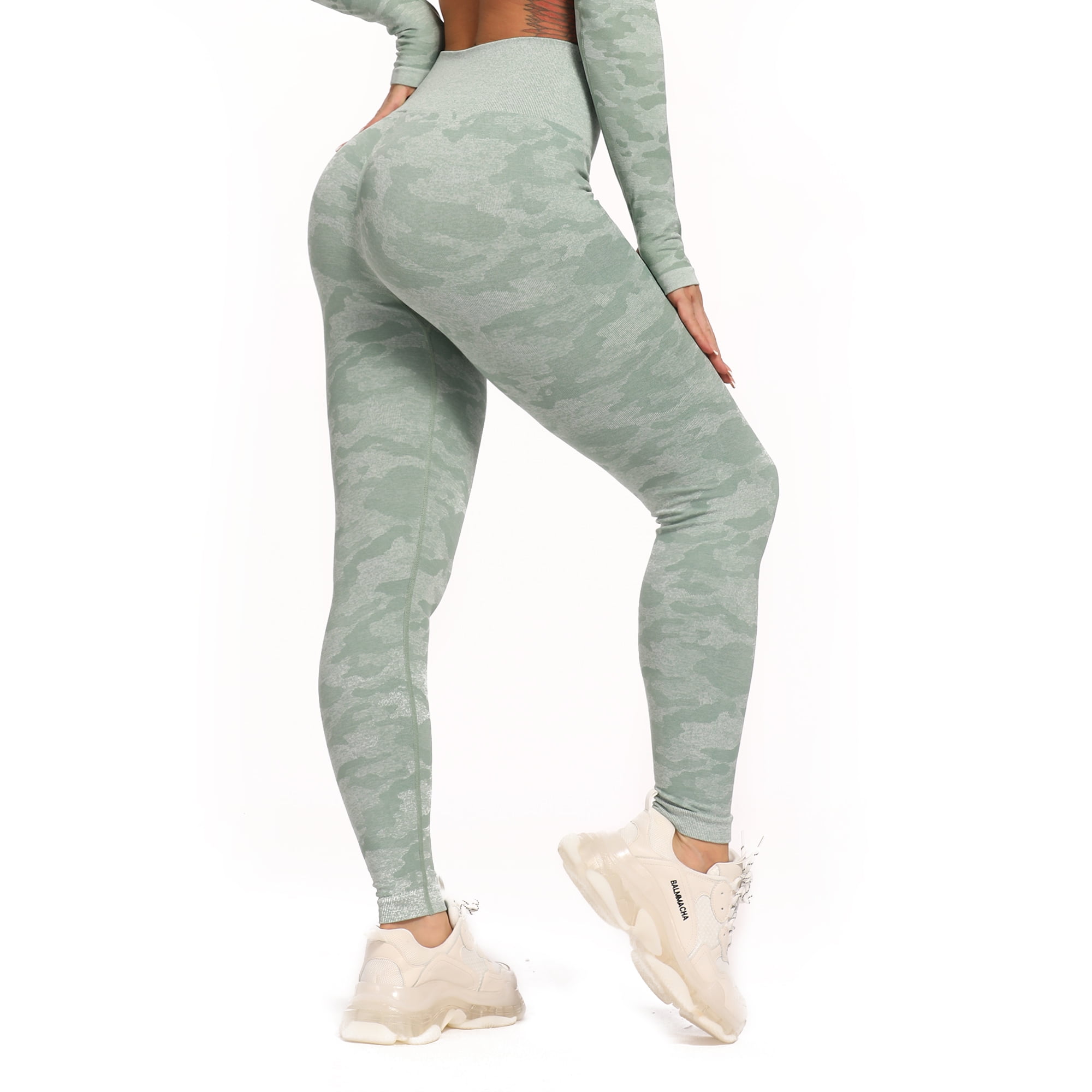 camo yoga pants with pockets
