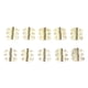 thumbnail image 5 of Bisagras de caja de 50 Uds. Mini bisagra decorativa de hierro duradera resistente a la corrosión gruesa Retro amarillo, 5 of 5