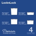 thumbnail image 2 of Contenedor de almacenamiento de alimentos LockNlock Pantry, sin BPA, juego de 4 piezas, 2 of 8