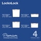 thumbnail image 2 of Contenedor de almacenamiento de alimentos LockNlock Pantry, sin BPA, juego de 4 piezas, 2 of 8