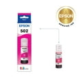 thumbnail image 2 of Epson 502 EcoTank Ink Ultra-high Capacity Magenta Bottle Works with ET-2750, ET-2850, ET-2980, ET-2988, ET-3750, ET-3760, ET-3850, ET-4850, and other select EcoTank models, 2 of 8