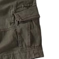thumbnail image 5 of Men's Casual Cargo Shorts Regular Fit Multi-Pocket Outdoor Work Short Pants with Belt, Summer Quick Dry Hiking Shorts, 5 of 8