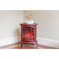 thumbnail image 4 of E-Flame USA Tahoe 24" LED Portable Freestanding Electric Fireplace - Rustic Red, 4 of 8
