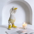 thumbnail image 6 of Beach Style Striped Heart Duck Resin Ornament, Creative Minimalist Home Decor, Cute Hand-Painted Smooth Resin Figurine, Playful Desktop Shelf Accent Piece, Perfect Beach Lover Gift Home Decor, 6 of 9