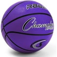 thumbnail image 2 of Champion Sports Rubber Junior Basketball, Heavy Duty - Pro-Style Basketballs - Premium Basketball Equipment, Indoor Outdoor - Physical Education Supplies (Size 5, Purple) (RBB2PR, 2 of 5