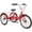 Red, variant on MOONCOOL Adult Tricycle, 7 Speed Three Wheel Bike Tricycle Cruiser Trike, 24/26/27.5 Inch Adults Trikes with Shopping Basket, Exercise Men's Women's Tricycles