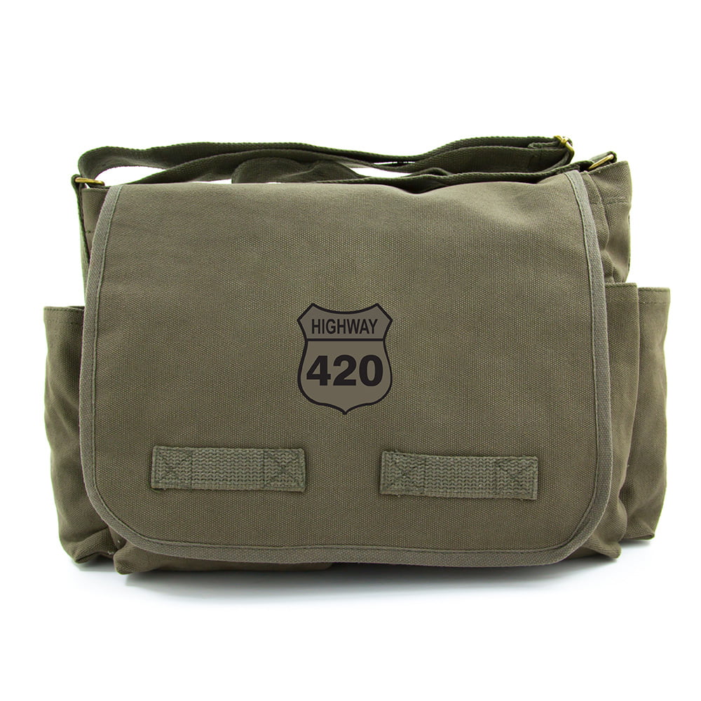 Marijuana Weed Leaf Laptop Bag Messenger Bag Briefcase Satchel Shoulder Crossbody Sling Working Bag 13 Inch
