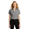 thumbnail image 6 of Port Authority  Ladies Heathered Silk Touch  Performance Polo. LK542 - XL Shadow Grey Heather, 6 of 8