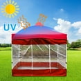thumbnail image 4 of FYTPOV Instant Canopy Shade Removeable Sidewalls, 6.6*9.8ft Canopy Wall Sidewall, 210D Cloth Rainproof Sunwalls, Clear, 1 Piece Sunwall Only, 4 of 4