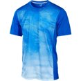thumbnail image 1 of Ideology - Camiseta básica para hombre con estampado de rendimiento, azul, talla mediana, 1 of 1