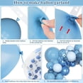thumbnail image 3 of Kit de guirnaldas con forma de arco con forma de globo Amandir, látex azul, 153 unidades, 3 of 7