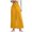 Orange, variant on QQAMB Pants for Women Flowy Wide Leg High Waisted Elastic Waisted Trousers Long Dressy Bottoms Orange 2XL