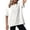 White, variant on Womens T Shirts Short Sleeves Crew Neck Basic Tees Spring Clothes Cute Tops for Women