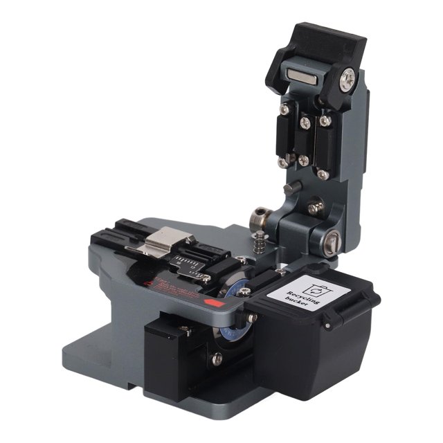Optical Fiber Cleaver Cutting Tool, Environmental Fiber Cutter Tool Efficient High Accuracy Cold Welding Hot Melting Rigid Slide for Cable